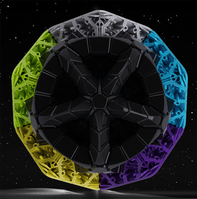 YuXin Huanglong Master Kilominx Magic Cube Stickerless